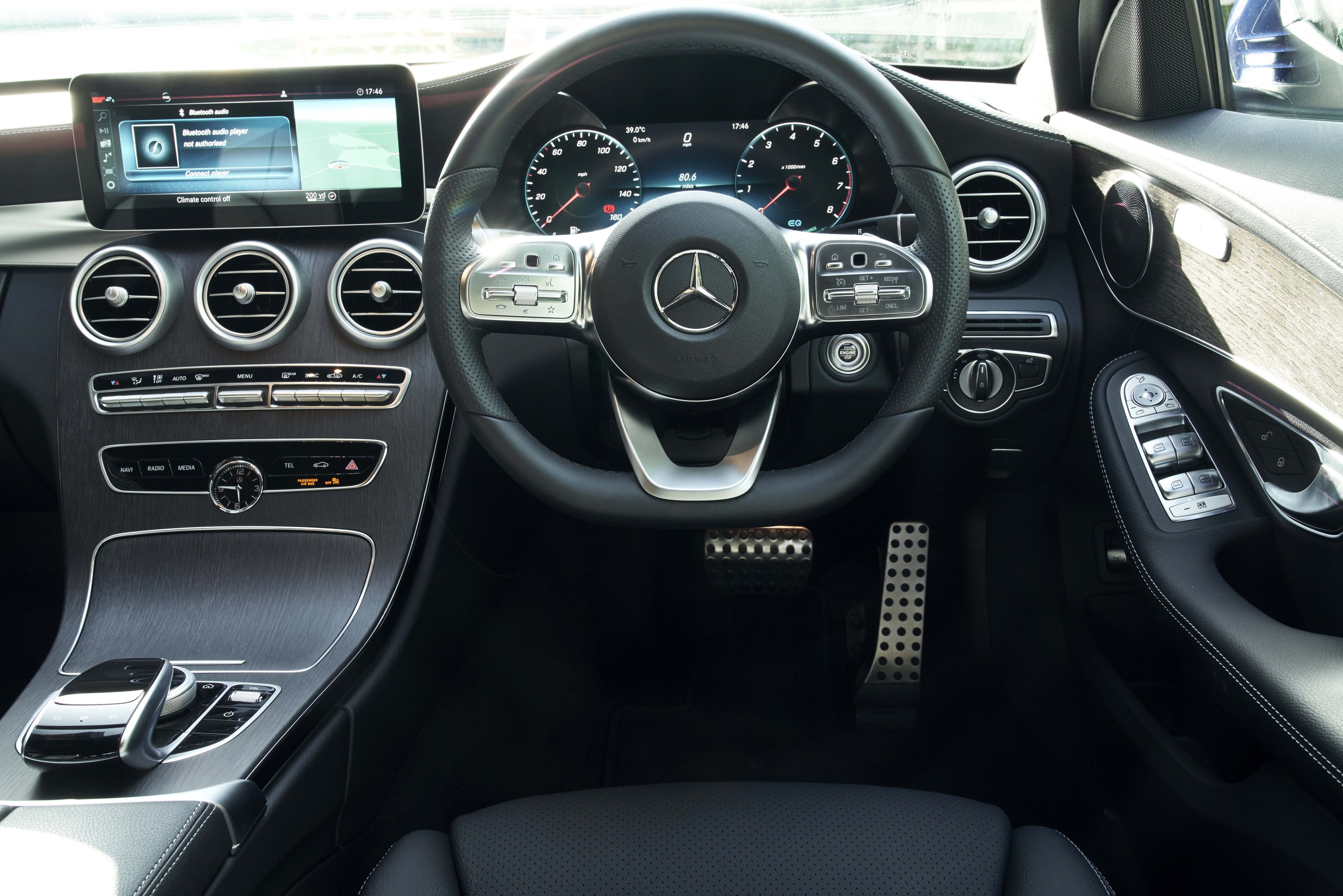 Interior of Mercedes C-Class